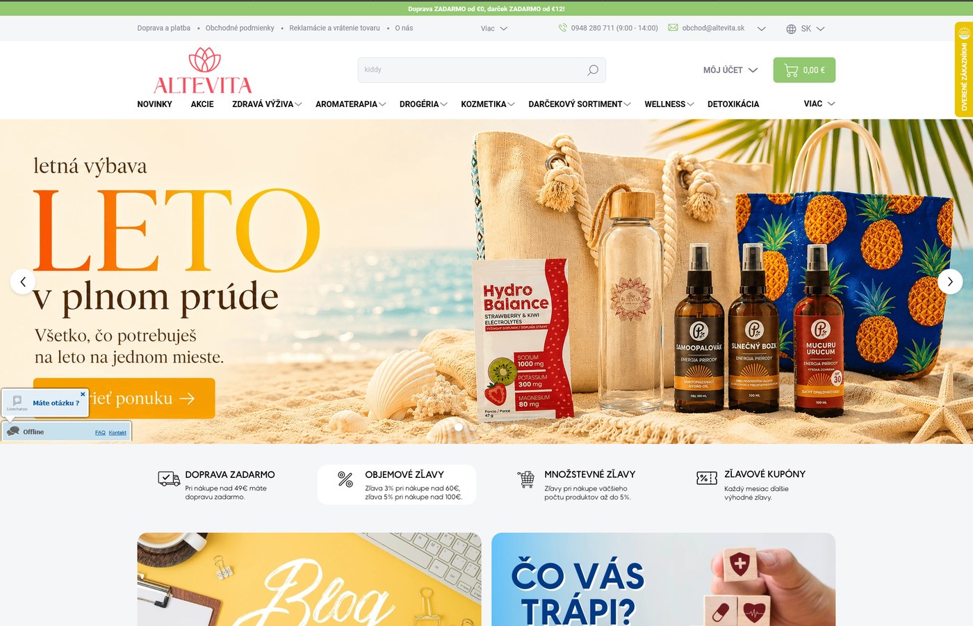 Náhľad projektu altevita.sk